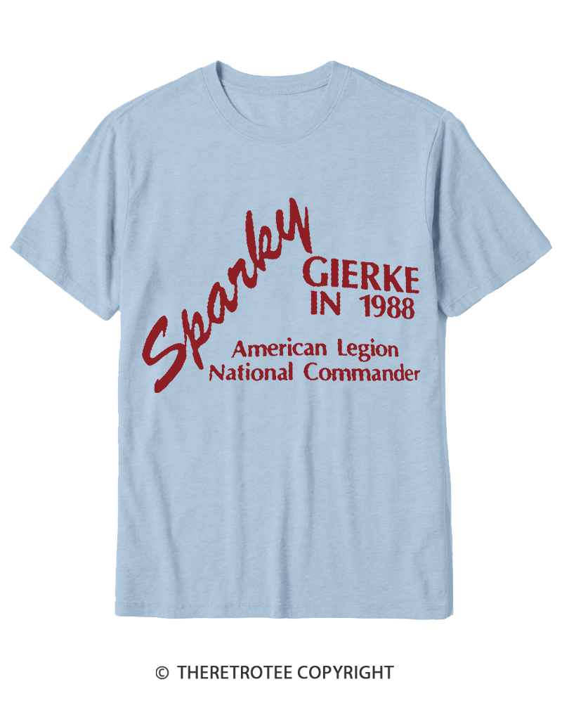 TheRetroTee 80s Sparky Gierke IN 88' Cotton T-Shirt
