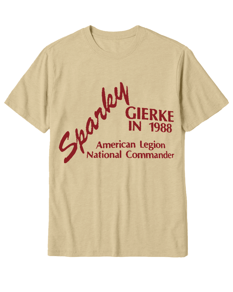 TheRetroTee 80s Sparky Gierke IN 88' Cotton T-Shirt