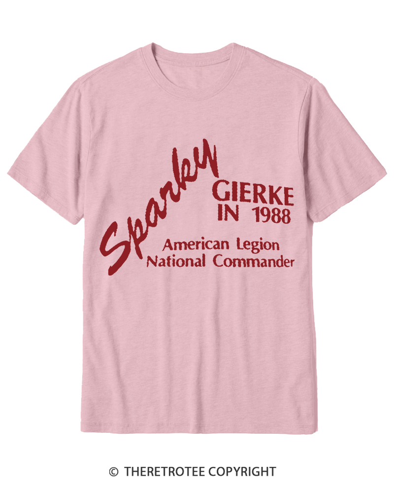 TheRetroTee 80s Sparky Gierke IN 88' Cotton T-Shirt