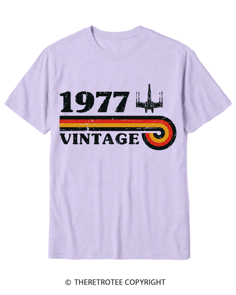 TheRetroTee 1977 Vintage Wing Cotton T-Shirt