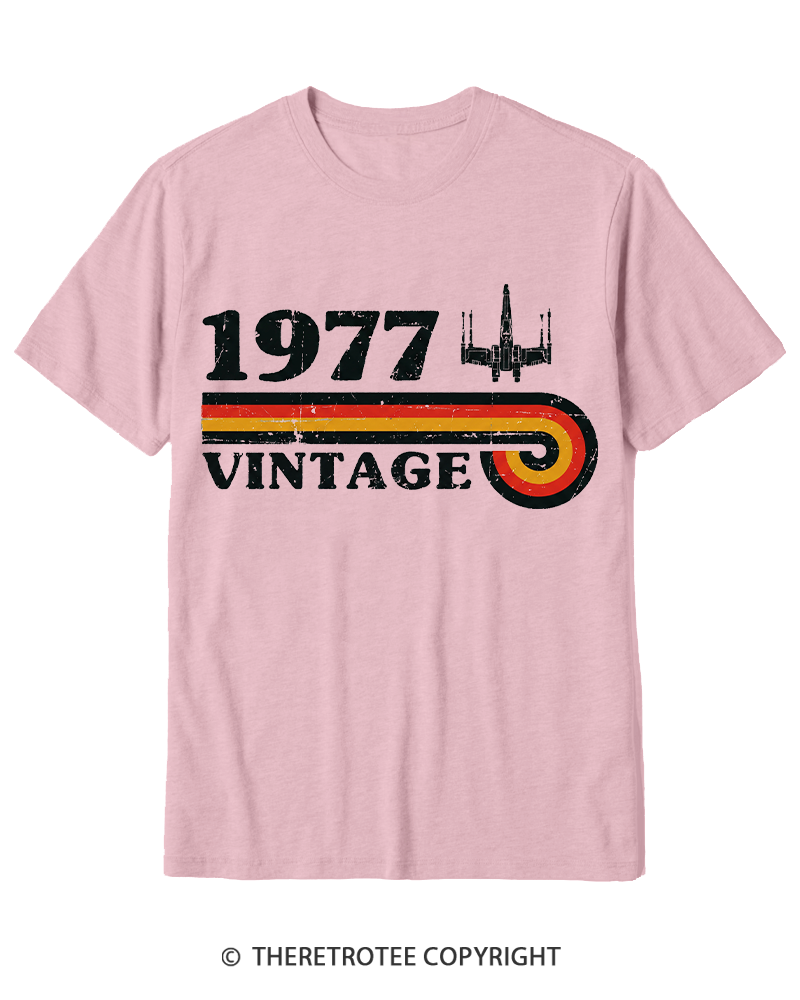 TheRetroTee 1977 Vintage Wing Cotton T-Shirt