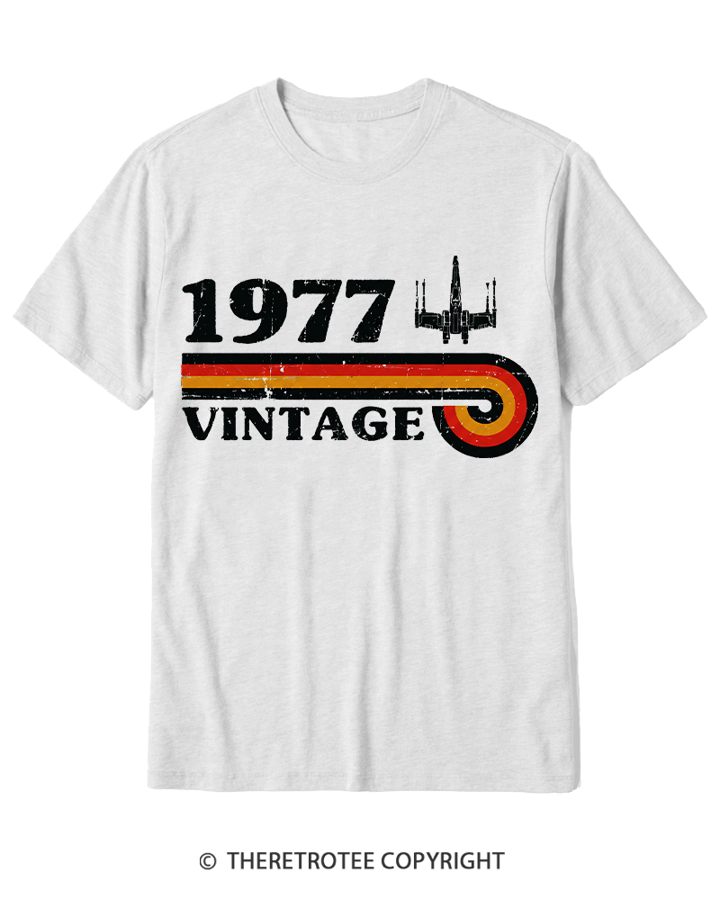 TheRetroTee 1977 Vintage Wing Cotton T-Shirt