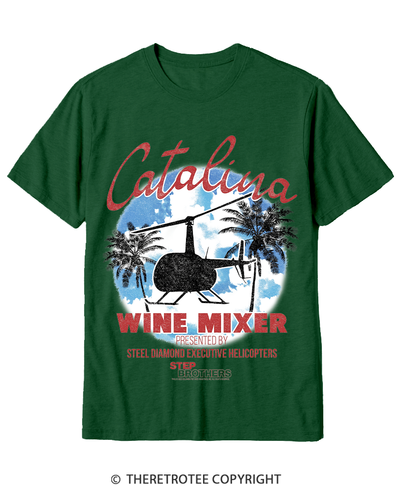 TheRetroTee Catalina Wine Mixer 2000s Cotton T-Shirt