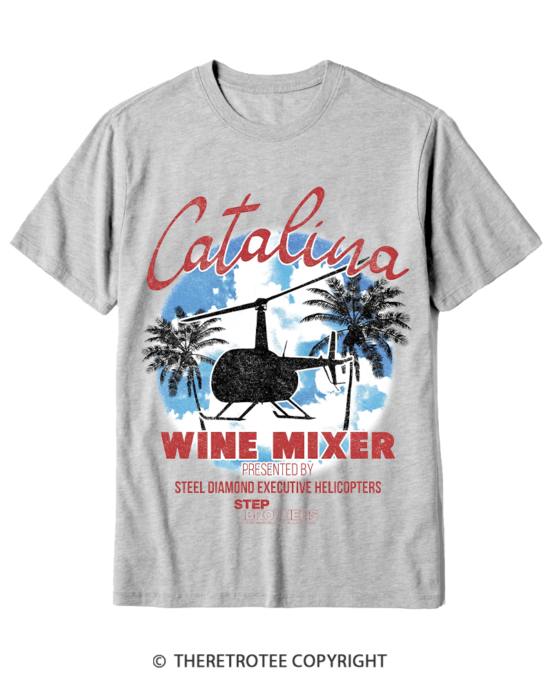 TheRetroTee Catalina Wine Mixer 2000s Cotton T-Shirt