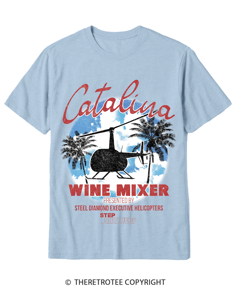 TheRetroTee Catalina Wine Mixer 2000s Cotton T-Shirt