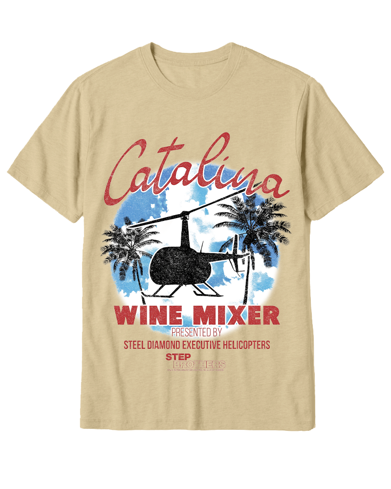 TheRetroTee Catalina Wine Mixer 2000s Cotton T-Shirt