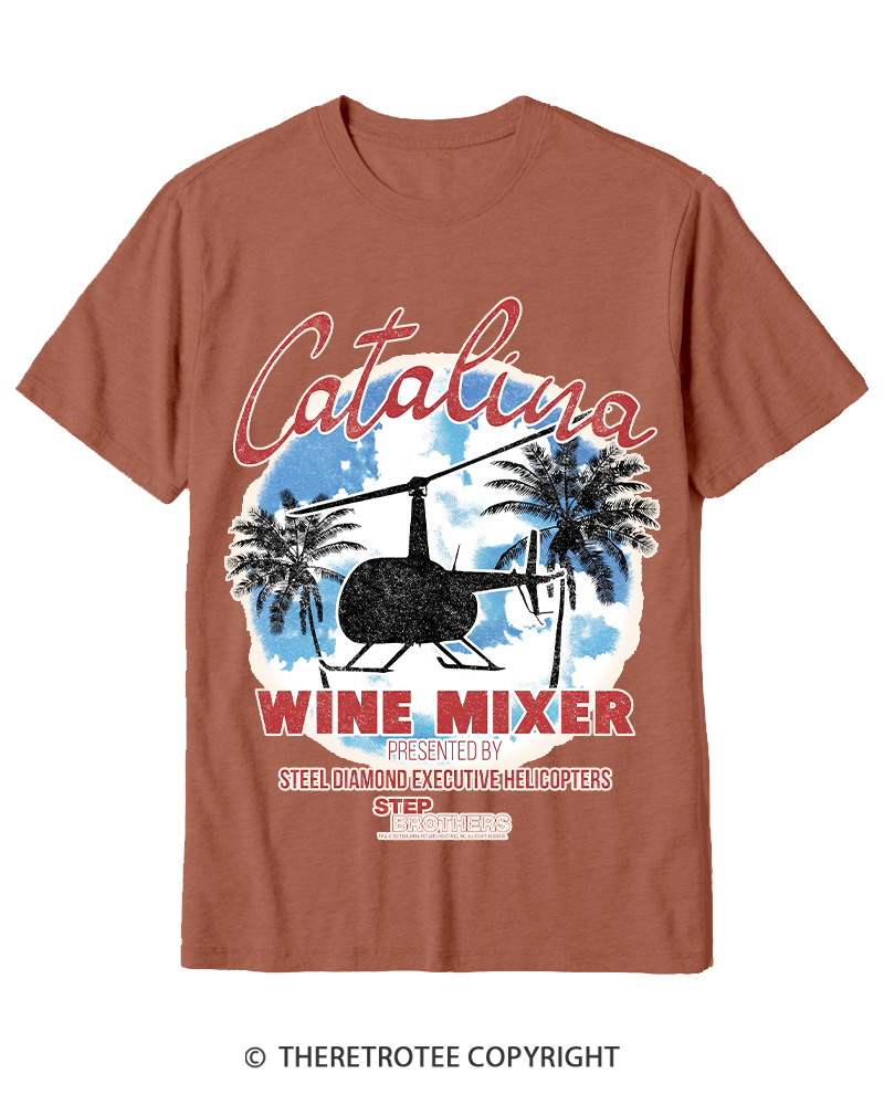 TheRetroTee Catalina Wine Mixer 2000s Cotton T-Shirt