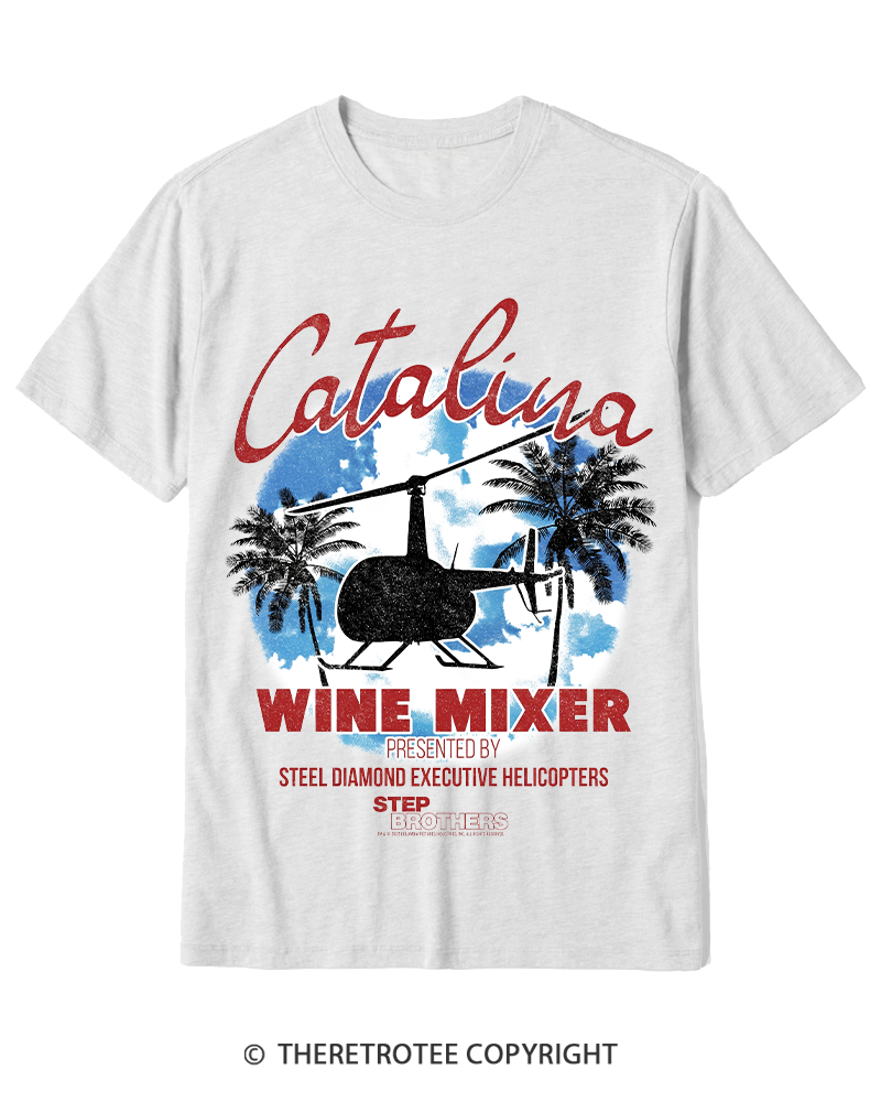 TheRetroTee Catalina Wine Mixer 2000s Cotton T-Shirt