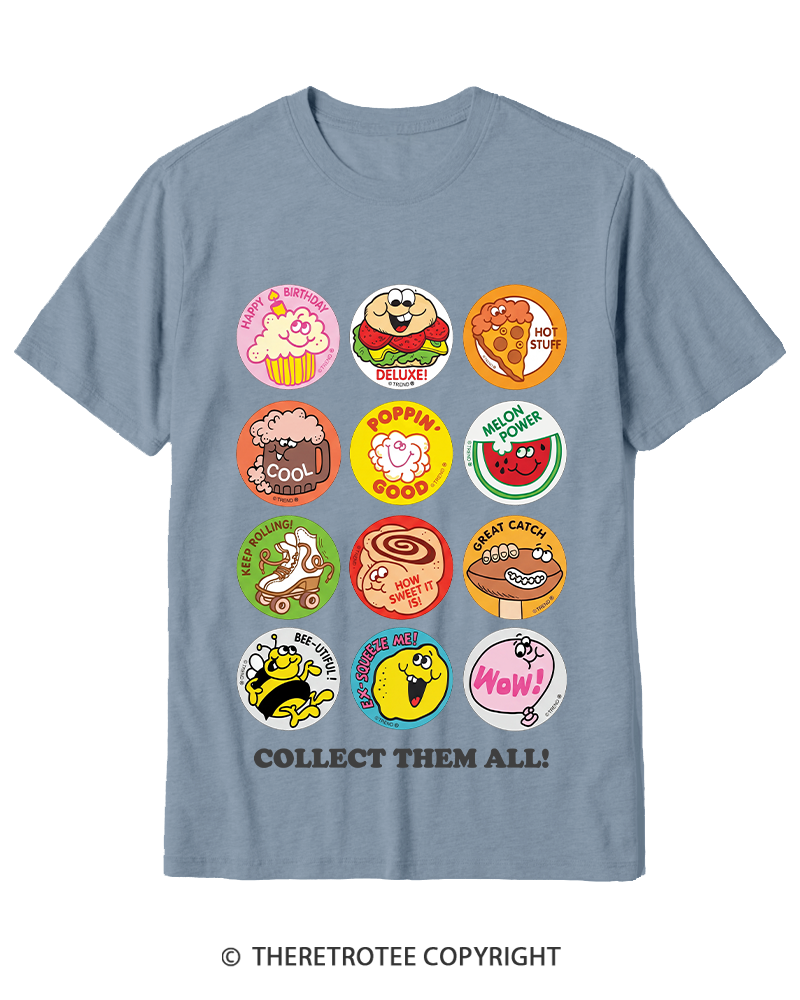 TheRetroTee Collect Them All 1980s Cotton T-Shirt