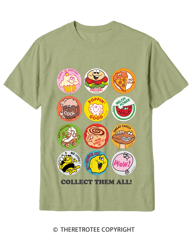 TheRetroTee Collect Them All 1980s Cotton T-Shirt