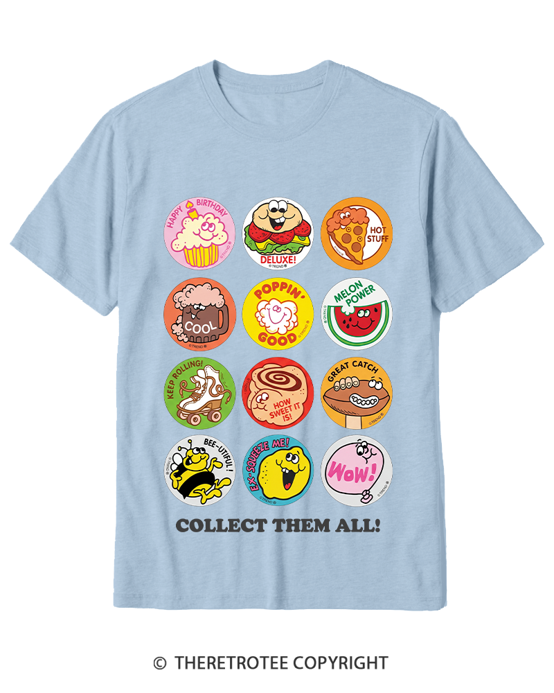 TheRetroTee Collect Them All 1980s Cotton T-Shirt