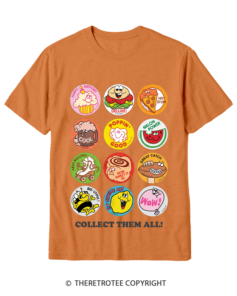 TheRetroTee Collect Them All 1980s Cotton T-Shirt