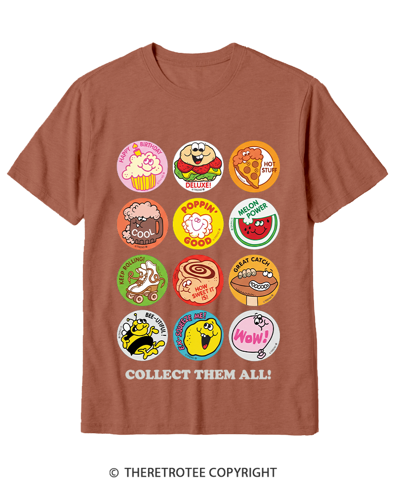 TheRetroTee Collect Them All 1980s Cotton T-Shirt
