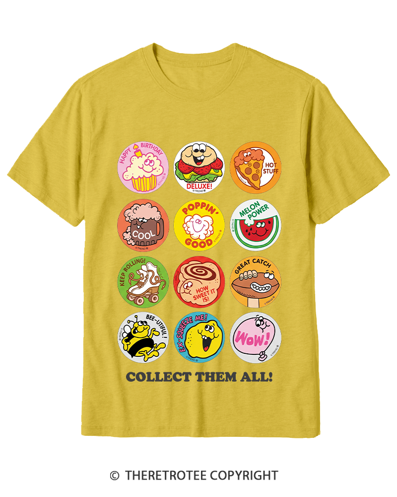 TheRetroTee Collect Them All 1980s Cotton T-Shirt