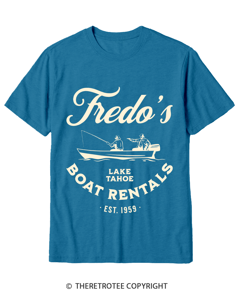 TheRetroTee Frankie’s Boat Rentals 1970s Cotton T-Shirt