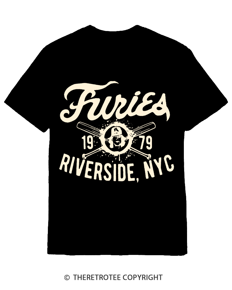 TheRetroTee Furies Riverside cult movie 1970s Cotton T-Shirt