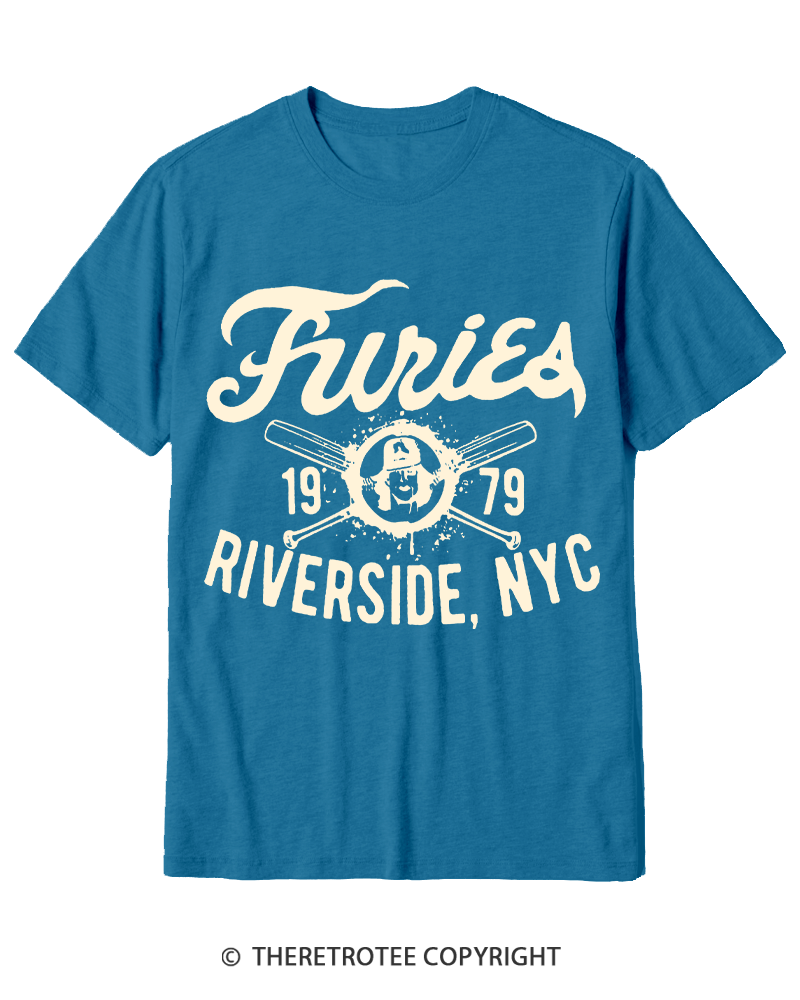 TheRetroTee Furies Riverside cult movie 1970s Cotton T-Shirt