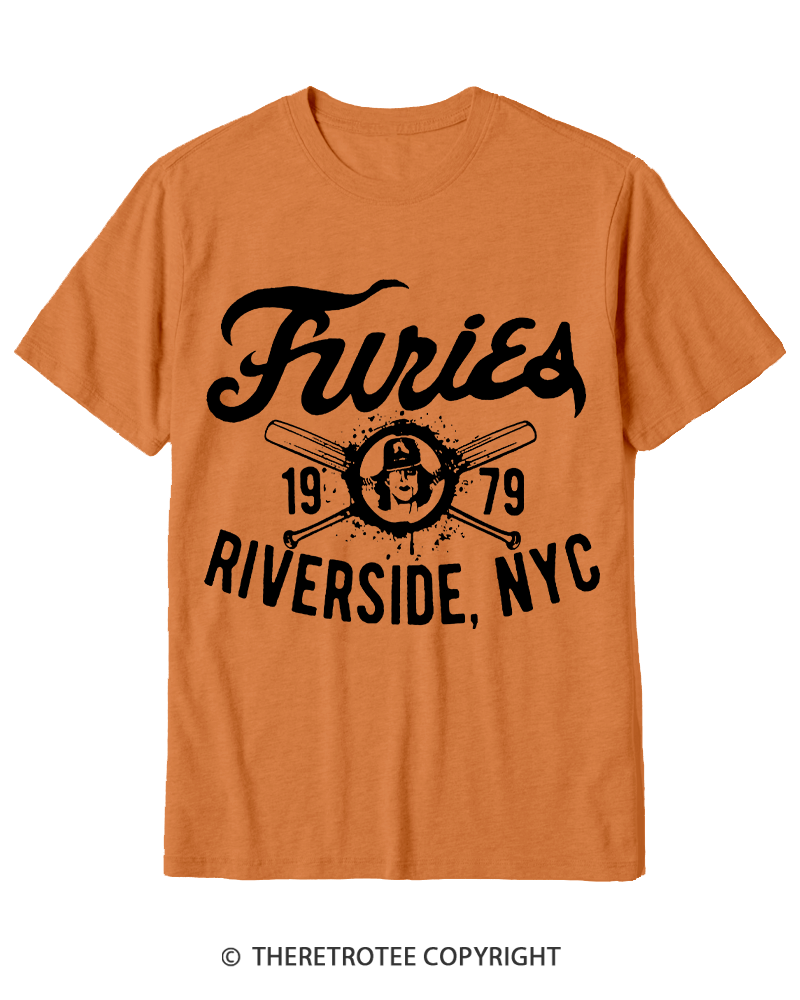 TheRetroTee Furies Riverside cult movie 1970s Cotton T-Shirt