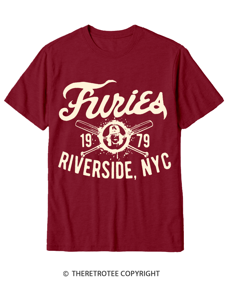 TheRetroTee Furies Riverside cult movie 1970s Cotton T-Shirt