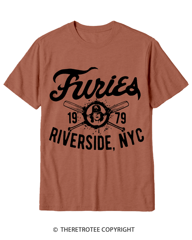 TheRetroTee Furies Riverside cult movie 1970s Cotton T-Shirt