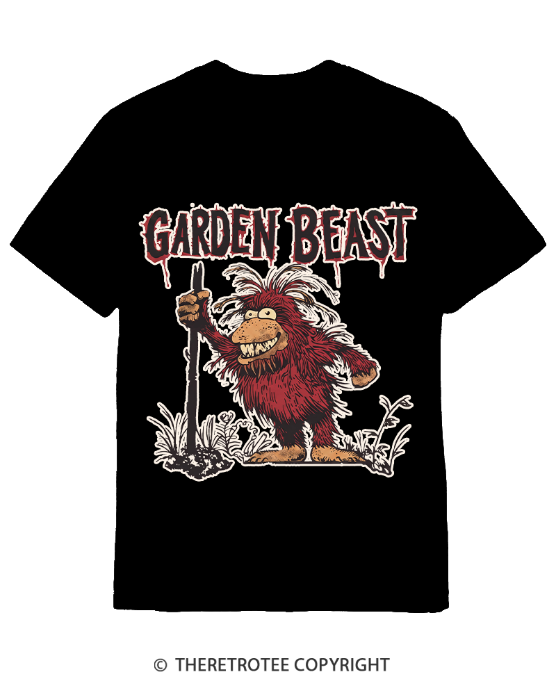 TheRetroTee Garden Beast Keeper Cotton T-Shirt