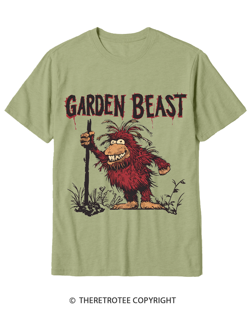 TheRetroTee Garden Beast Keeper Cotton T-Shirt