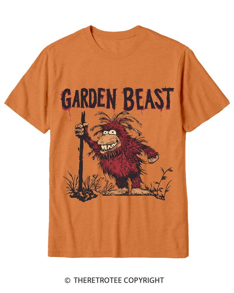 TheRetroTee Garden Beast Keeper Cotton T-Shirt