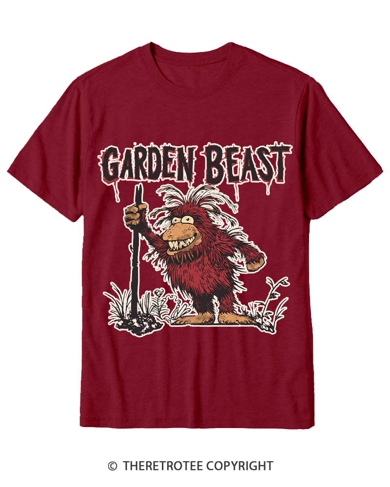 TheRetroTee Garden Beast Keeper Cotton T-Shirt