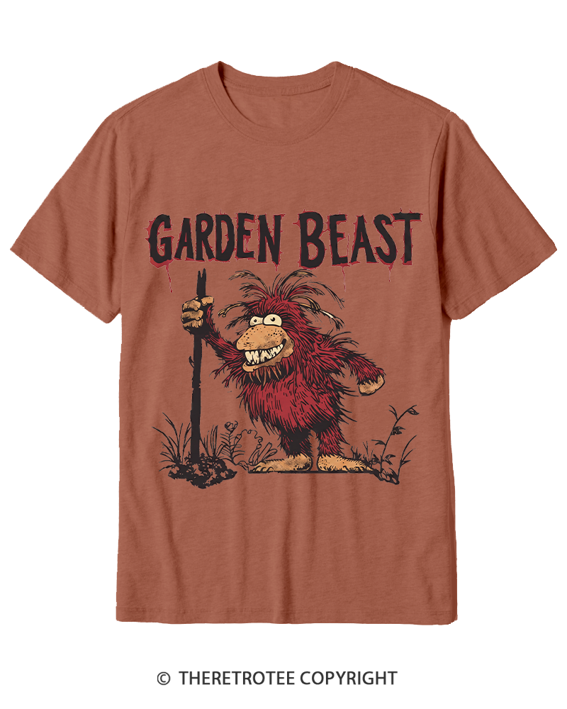 TheRetroTee Garden Beast Keeper Cotton T-Shirt