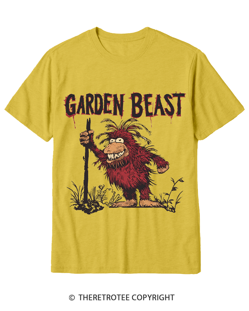 TheRetroTee Garden Beast Keeper Cotton T-Shirt