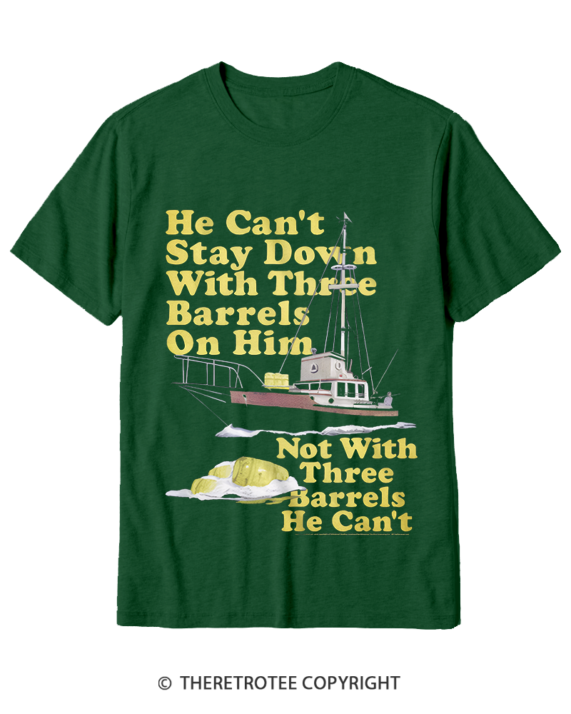 TheRetroTee He Can’t Stay Down Cotton T-Shirt
