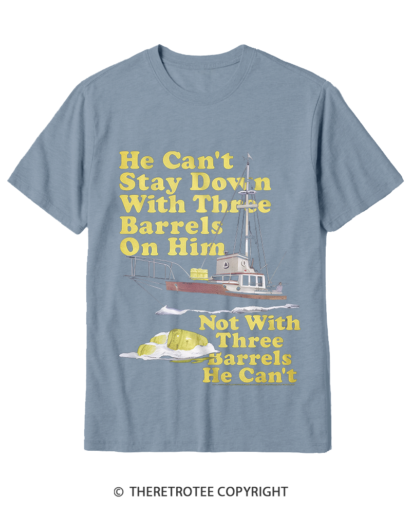 TheRetroTee He Can’t Stay Down Cotton T-Shirt