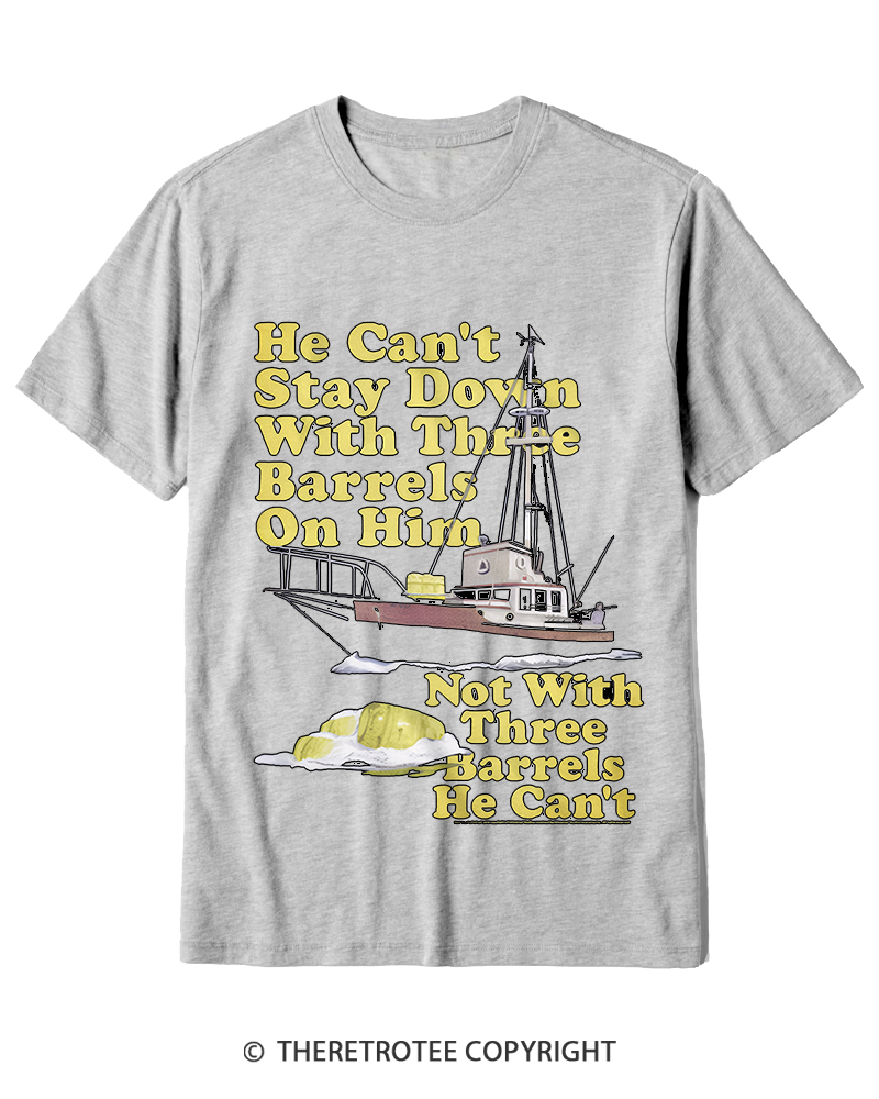 TheRetroTee He Can’t Stay Down Cotton T-Shirt