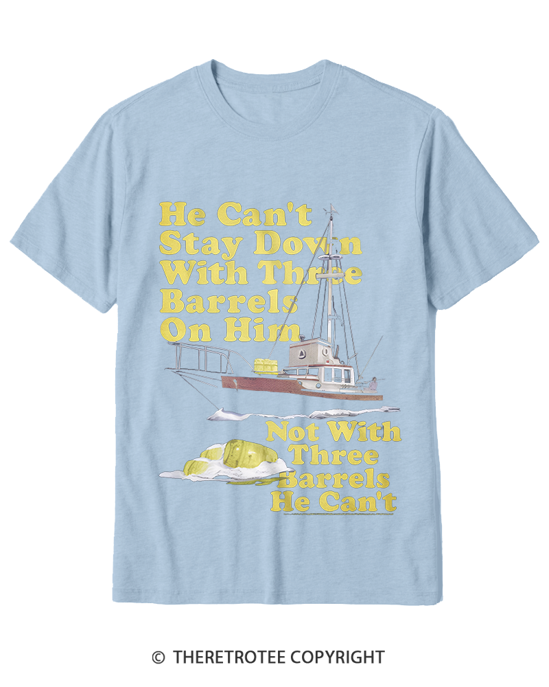 TheRetroTee He Can’t Stay Down Cotton T-Shirt