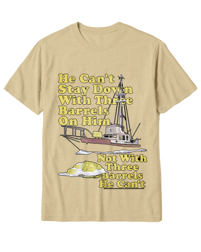 TheRetroTee He Can’t Stay Down Cotton T-Shirt