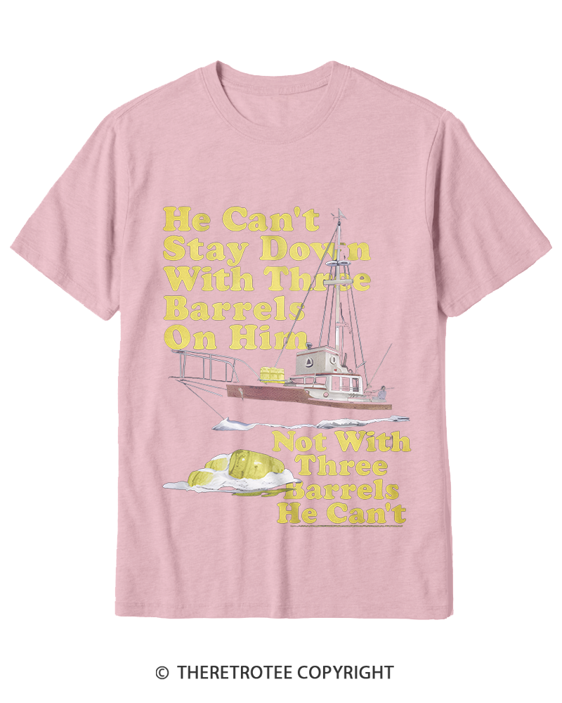 TheRetroTee He Can’t Stay Down Cotton T-Shirt