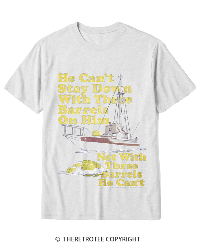 TheRetroTee He Can’t Stay Down Cotton T-Shirt