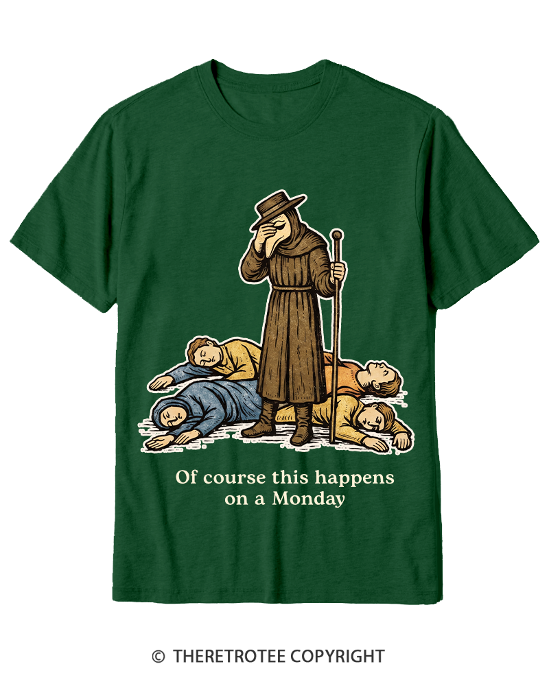 TheRetroTee It's Fine Everything's Fine Cotton T-Shirt