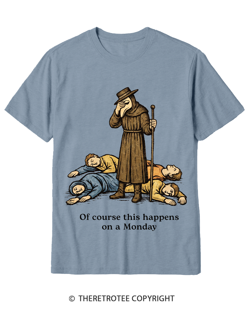 TheRetroTee It's Fine Everything's Fine Cotton T-Shirt