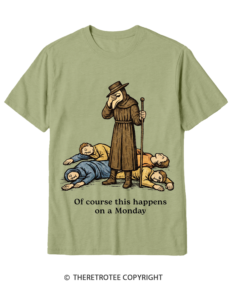 TheRetroTee It's Fine Everything's Fine Cotton T-Shirt