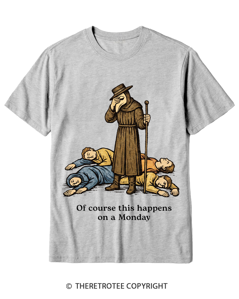 TheRetroTee It's Fine Everything's Fine Cotton T-Shirt