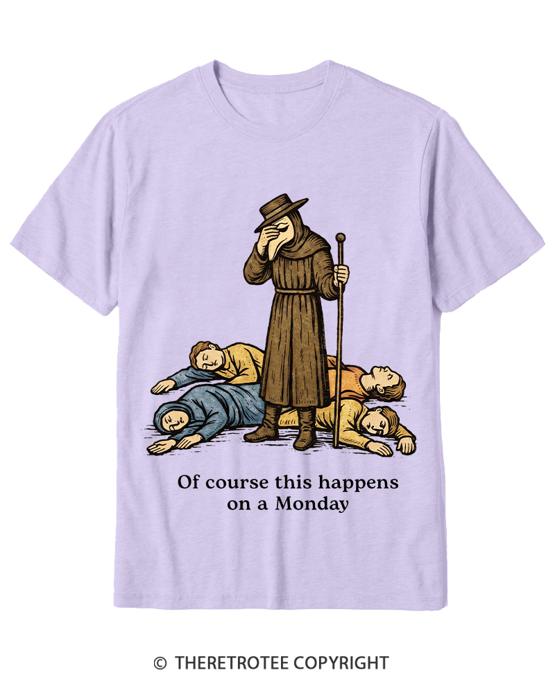TheRetroTee It's Fine Everything's Fine Cotton T-Shirt