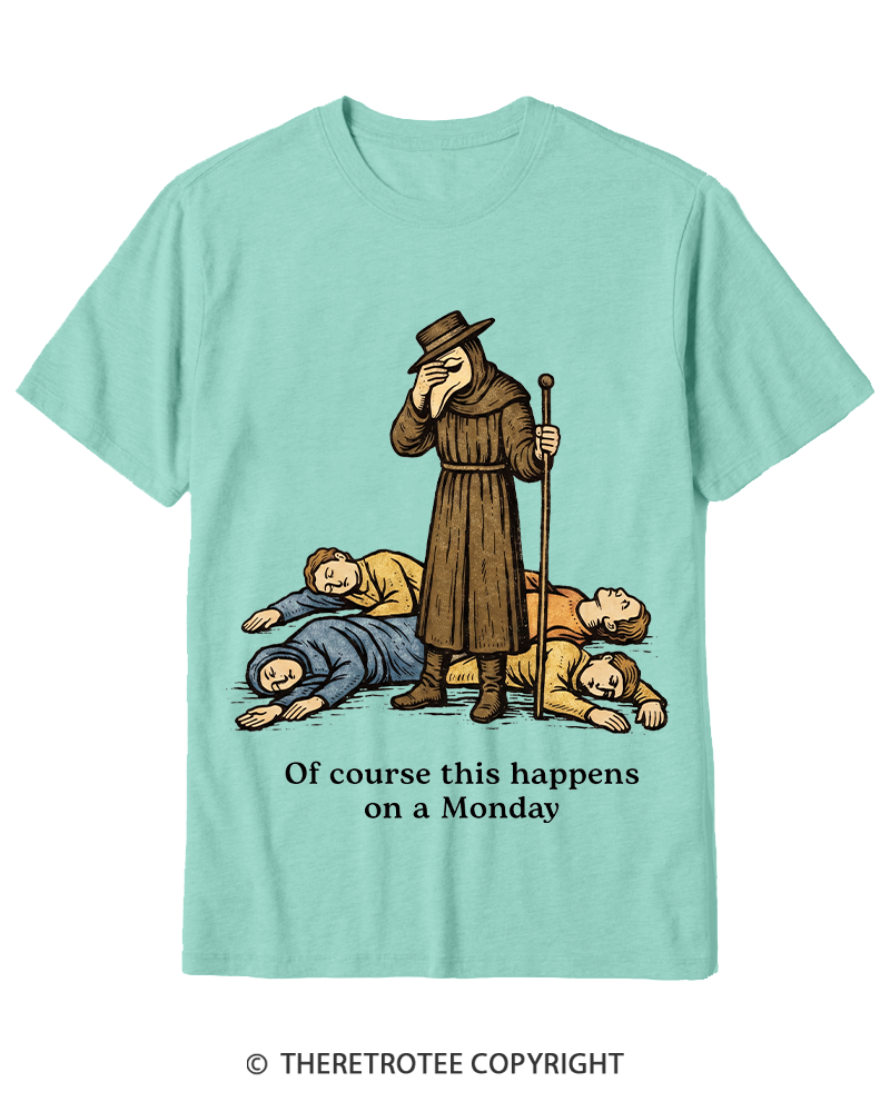 TheRetroTee It's Fine Everything's Fine Cotton T-Shirt