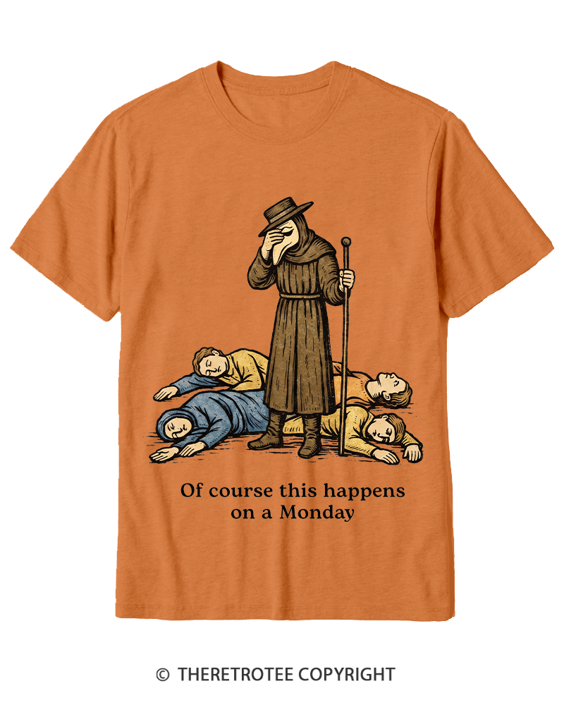 TheRetroTee It's Fine Everything's Fine Cotton T-Shirt