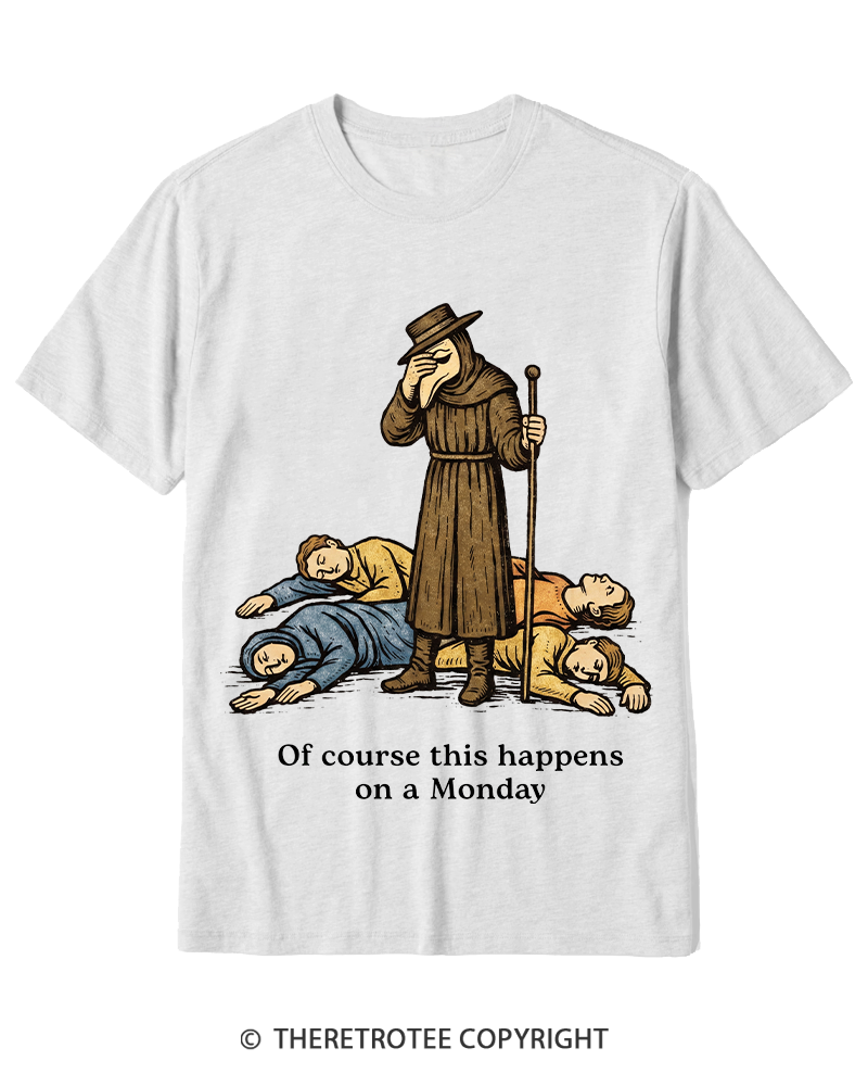 TheRetroTee It's Fine Everything's Fine Cotton T-Shirt