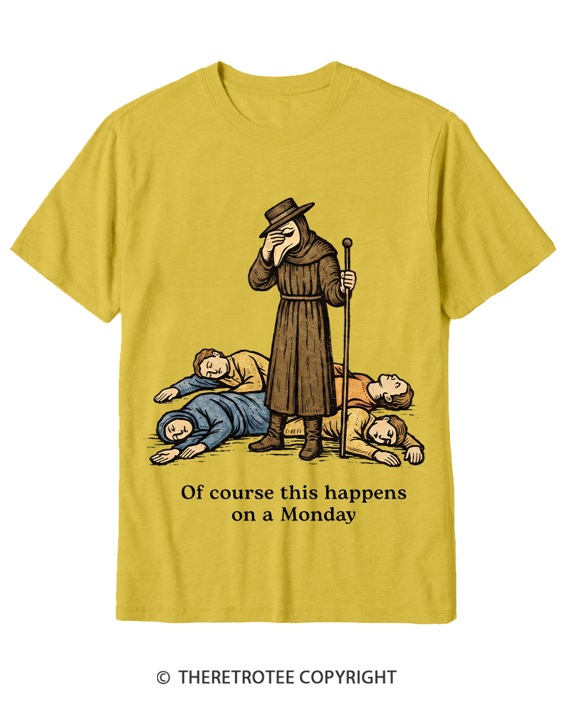 TheRetroTee It's Fine Everything's Fine Cotton T-Shirt