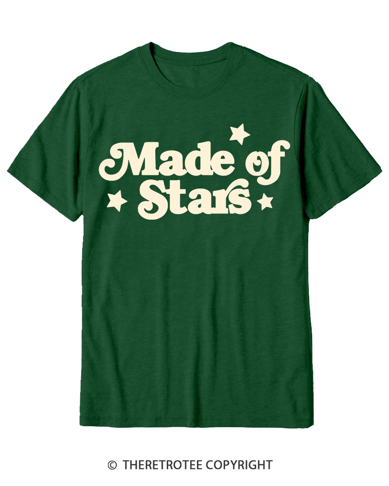 TheRetroTee Made Of Stars Cotton T-Shirt