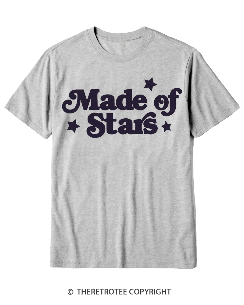 TheRetroTee Made Of Stars Cotton T-Shirt