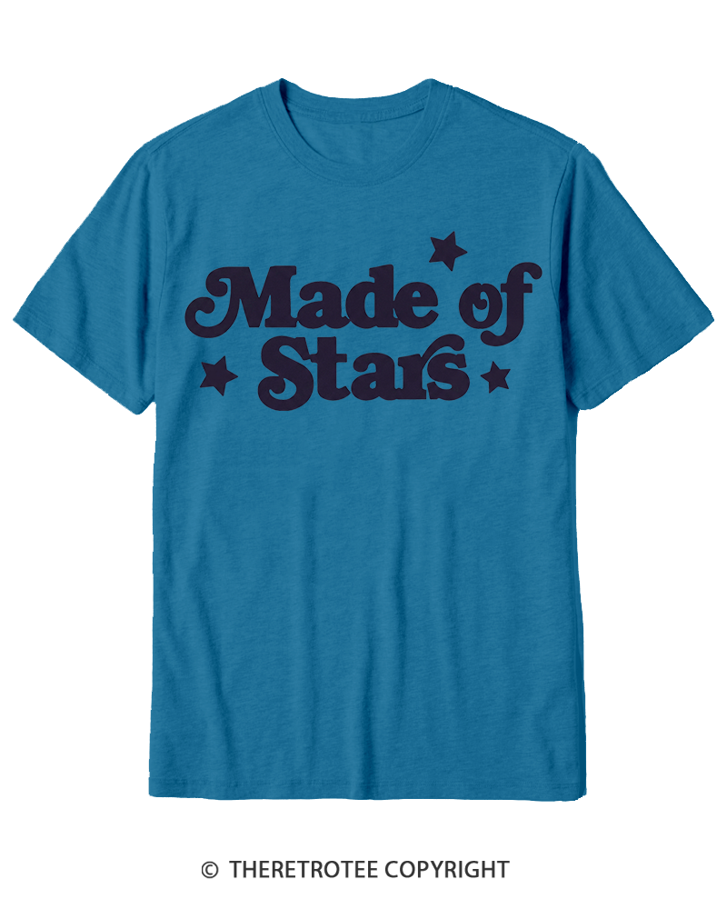 TheRetroTee Made Of Stars Cotton T-Shirt