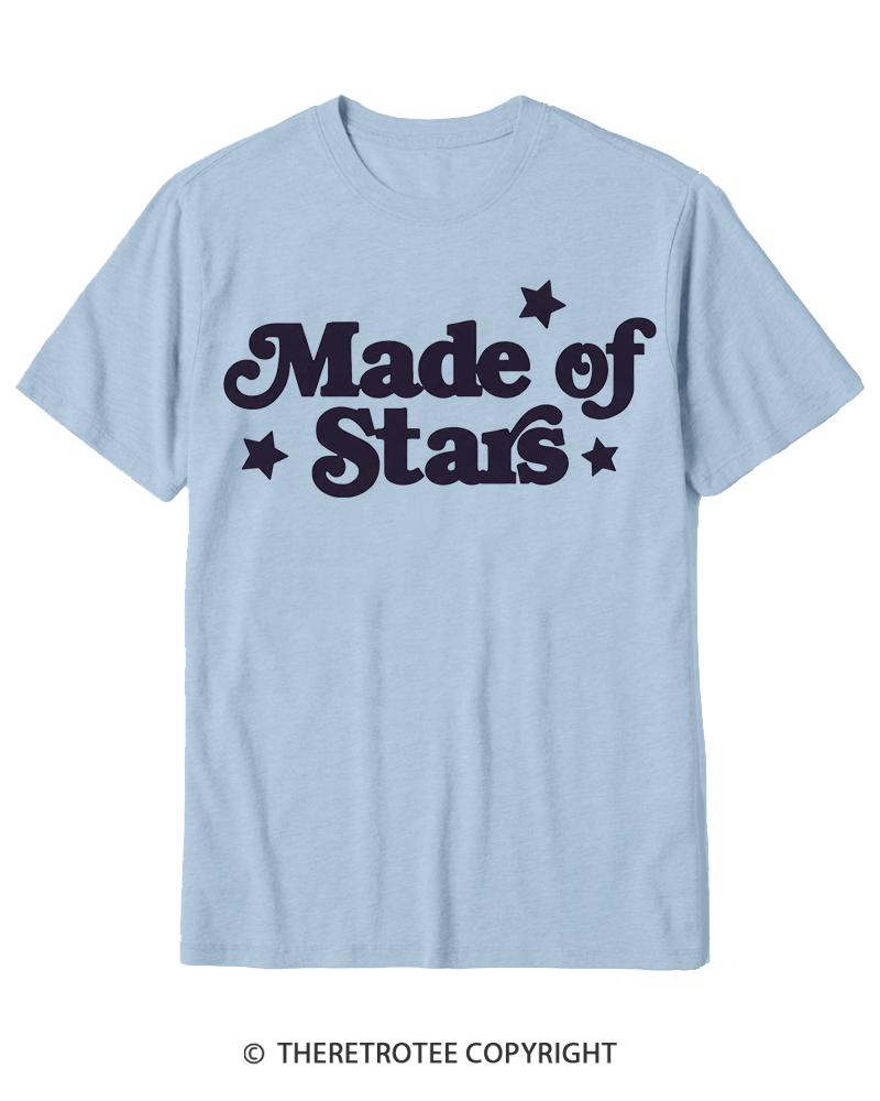 TheRetroTee Made Of Stars Cotton T-Shirt
